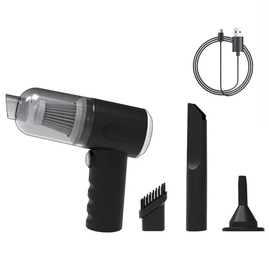 9000Pa Wireless Car & Home Vacuum Cleaner — Portable USB Charging