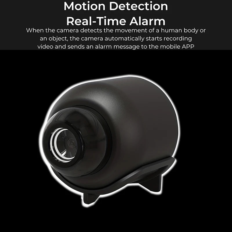 X5 Mini Camera 1080P — WiFi Wireless Security Camera | Night Vision, Motion Detection & Portable Design