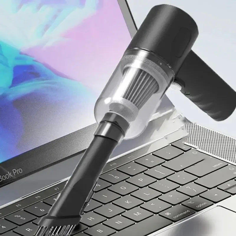9000Pa Wireless Car & Home Vacuum Cleaner — Portable USB Charging