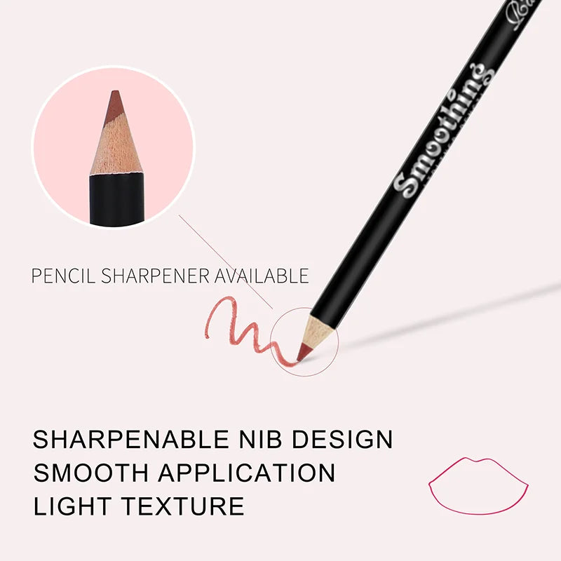 12-Piece Long-Lasting Lipstick Set — Matte Lip Gloss & Professional Lip Liner Pencil | Perfect Gift for Women