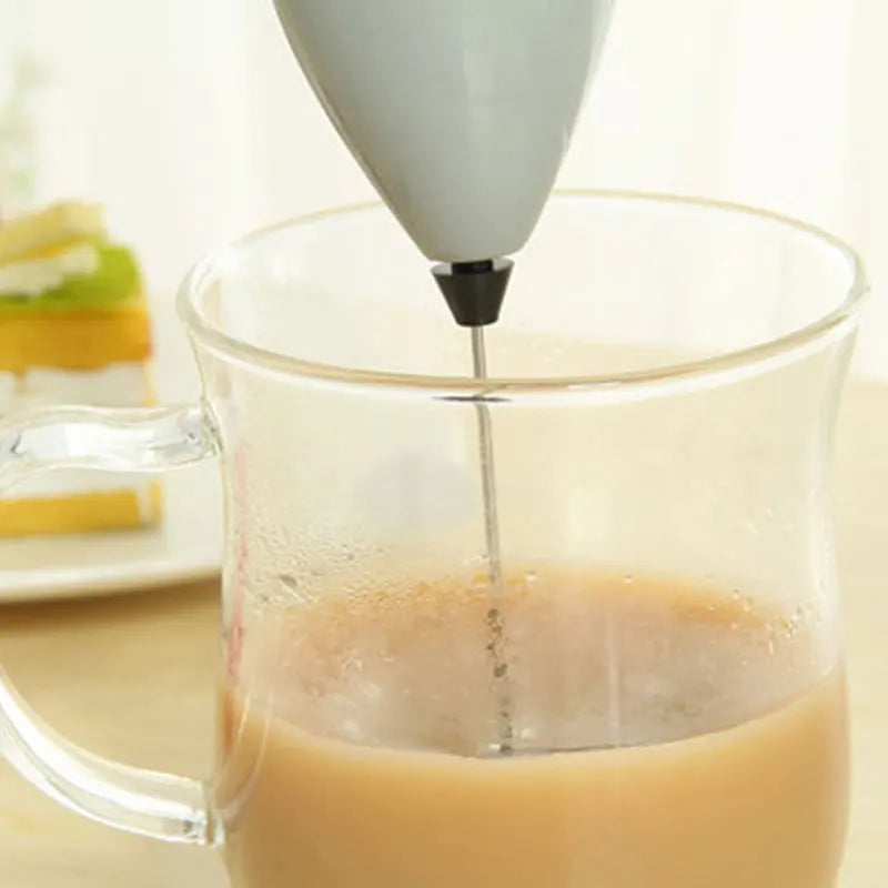 Wireless Milk Frother & Coffee Whisk — Mini Electric Foam Maker | Egg Beater, Cappuccino & Latte Stirrer