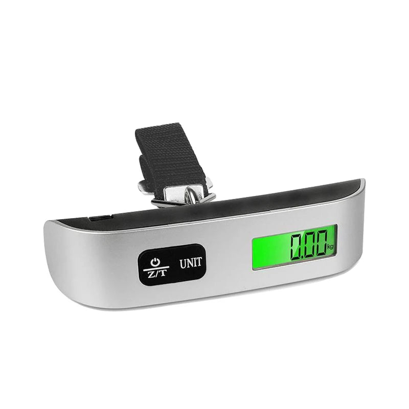 Portable Digital Luggage Scale — LCD Display 50kg Travel Scale