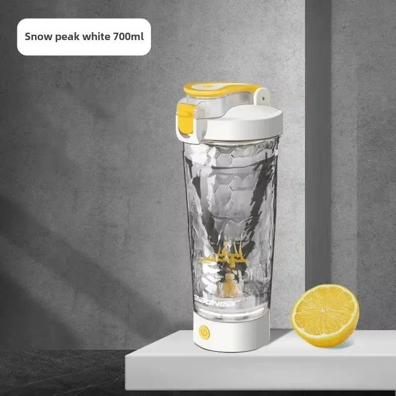 Portable Electric Blender Cup — Automatic Protein & Milk Powder Shaker | USB Rechargeable, Coffee & Juice Mixer
