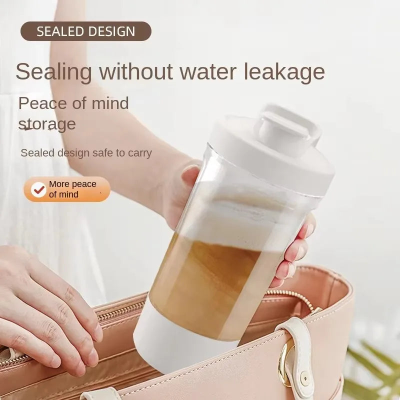 Portable Electric Blender Cup — Automatic Protein & Milk Powder Shaker | USB Rechargeable, Coffee & Juice Mixer