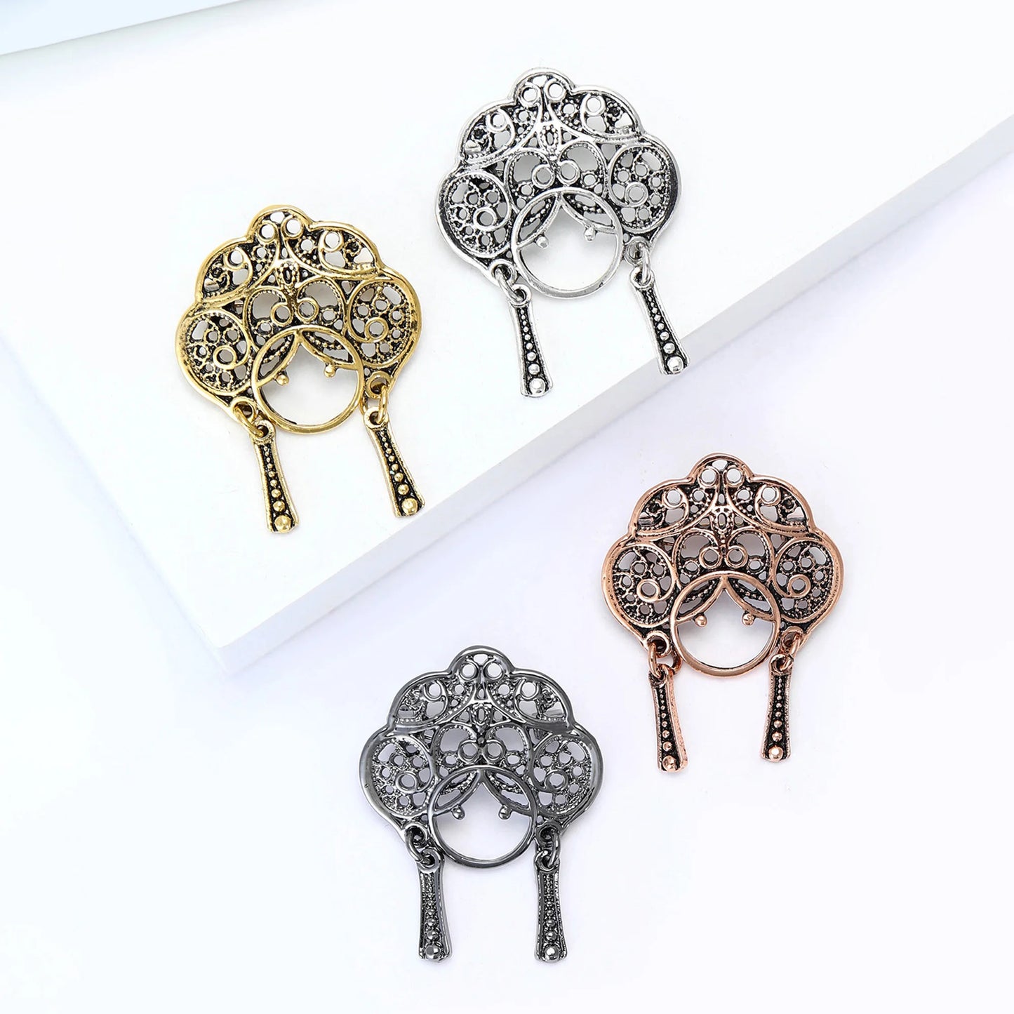 Fashion Face Brooch Pin — Unisex Character Pin for Women & Men
