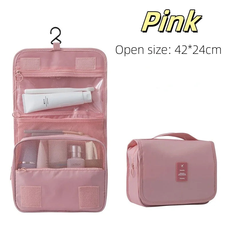 High Quality Travel Makeup Bag — Waterproof Toiletries Organizer for Women
