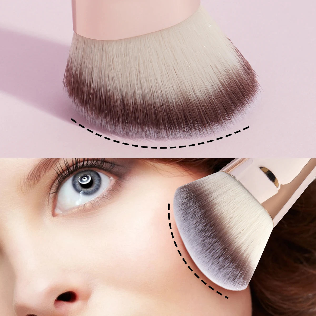 MAANGE 4-Piece Makeup Brush Set — Premium Foundation & Concealer Brushes