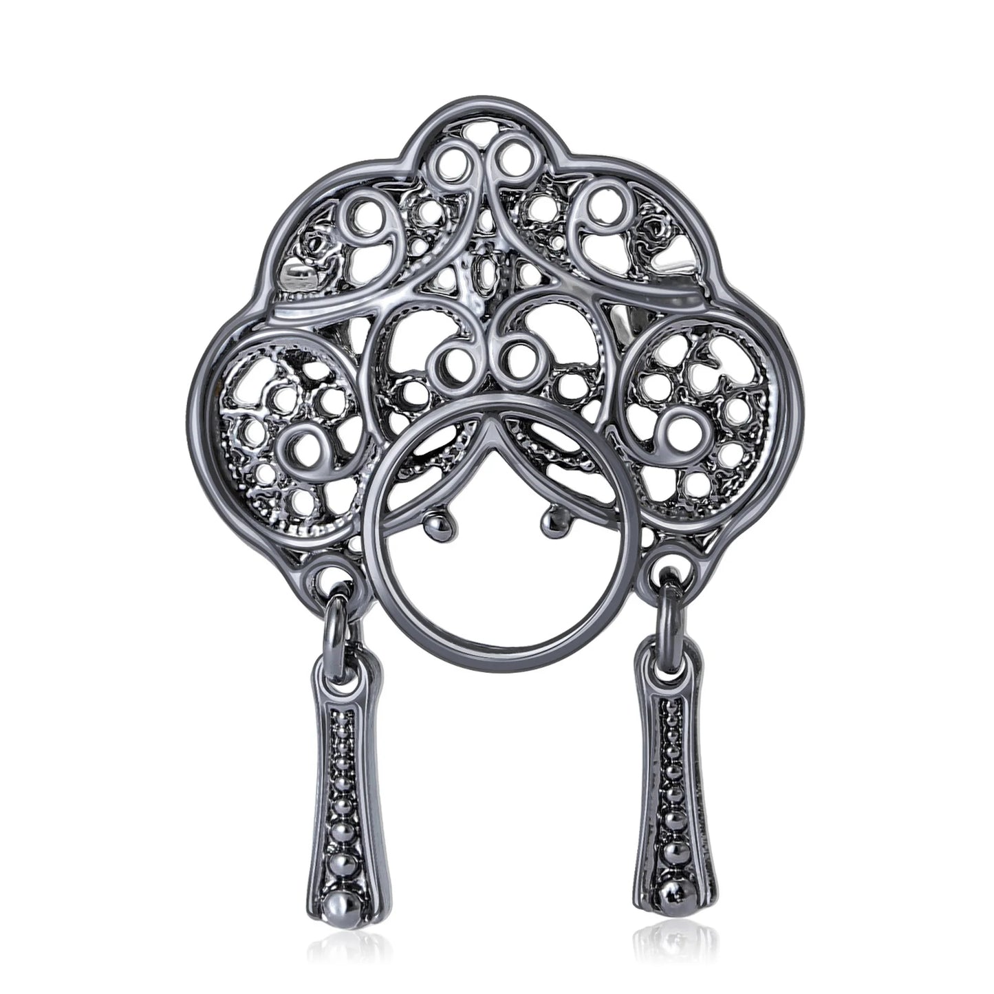 Fashion Face Brooch Pin — Unisex Character Pin for Women & Men