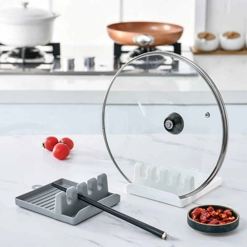 Kitchen Spoon & Spatula Holder — Non-Slip Organizer Rack