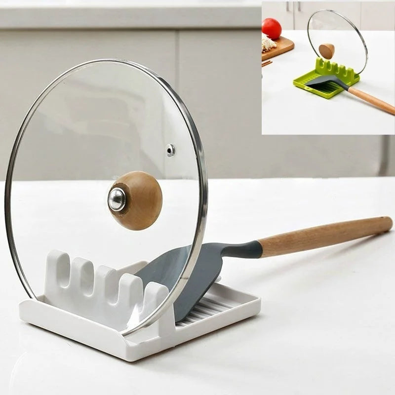 Kitchen Spoon & Spatula Holder — Non-Slip Organizer Rack