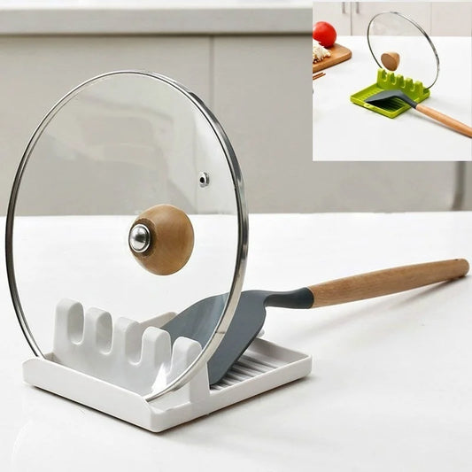 Kitchen Spoon & Spatula Holder — Non-Slip Organizer Rack