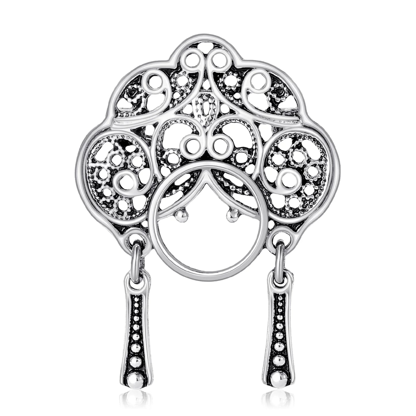Fashion Face Brooch Pin — Unisex Character Pin for Women & Men