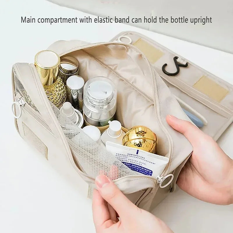 High Quality Travel Makeup Bag — Waterproof Toiletries Organizer for Women