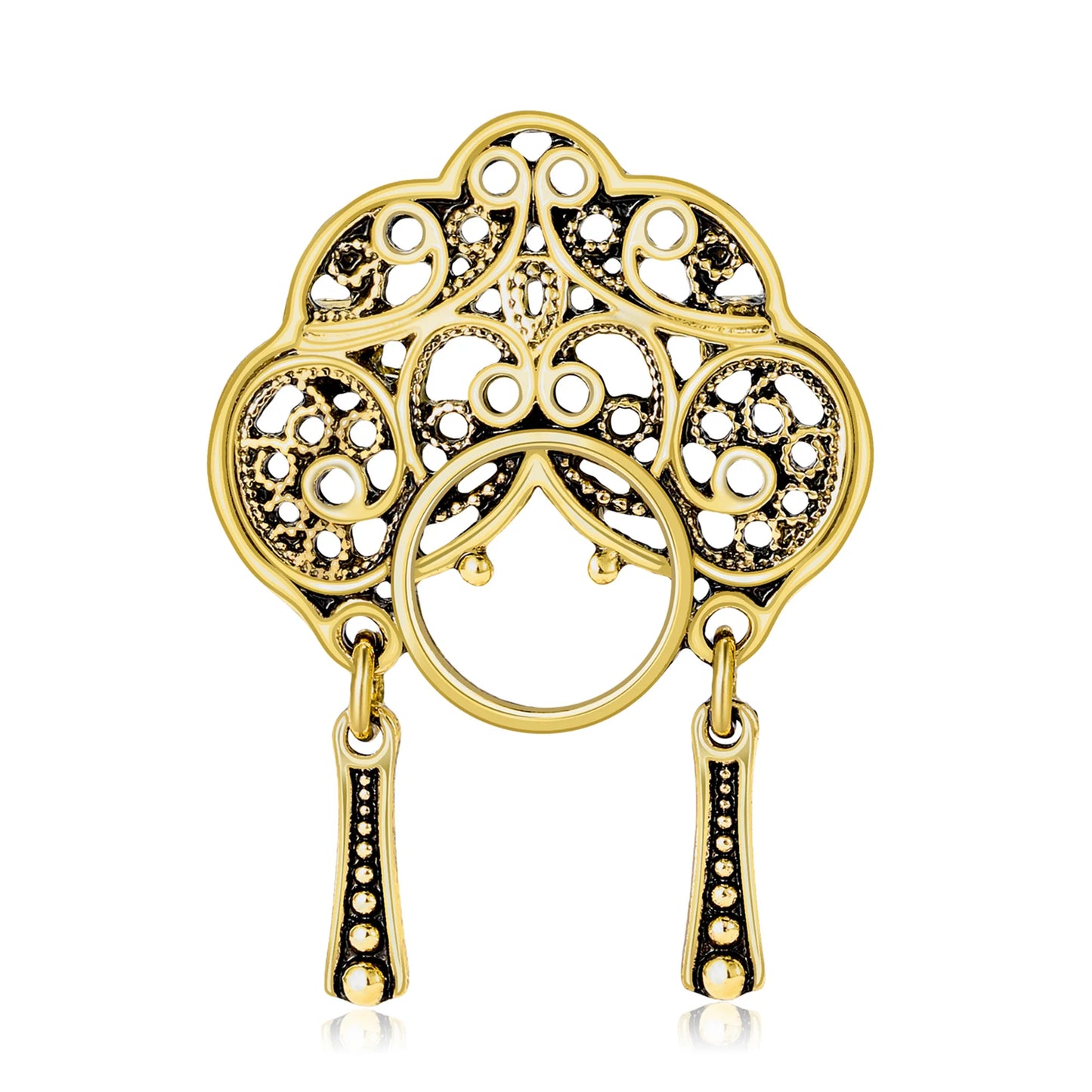 Fashion Face Brooch Pin — Unisex Character Pin for Women & Men