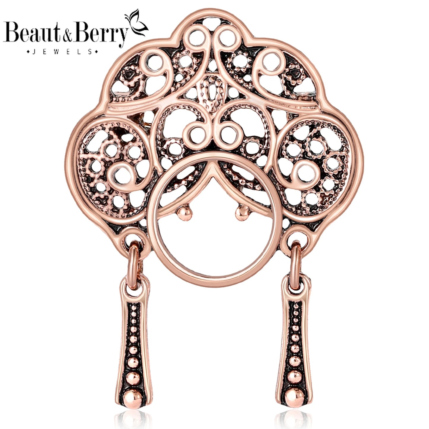Fashion Face Brooch Pin — Unisex Character Pin for Women & Men