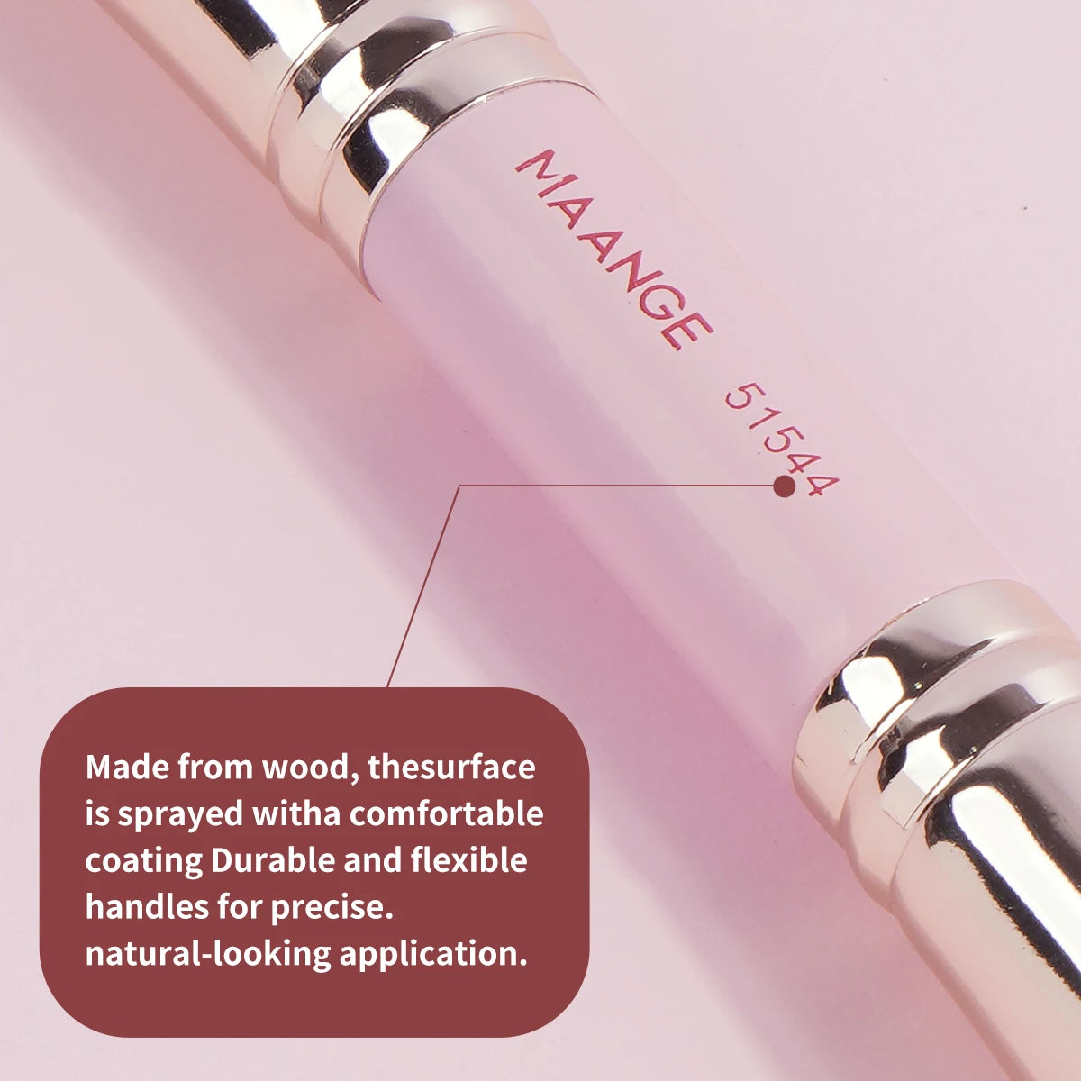 MAANGE 4-Piece Makeup Brush Set — Premium Foundation & Concealer Brushes
