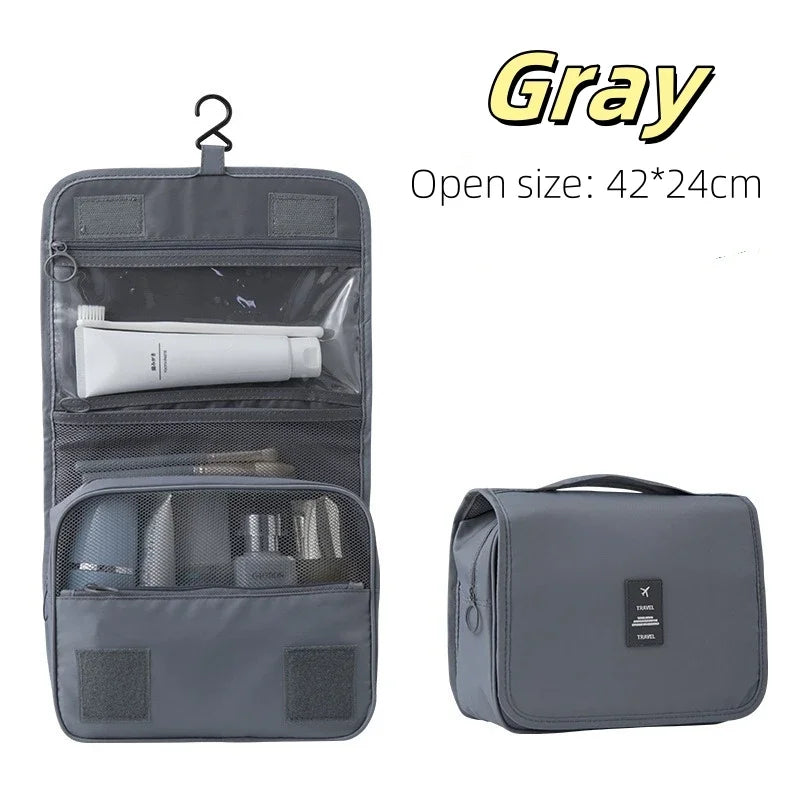 High Quality Travel Makeup Bag — Waterproof Toiletries Organizer for Women