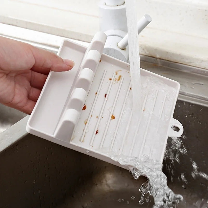 Kitchen Spoon & Spatula Holder — Non-Slip Organizer Rack