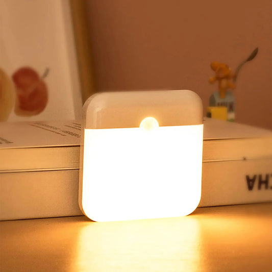 LED Wireless Night Light — Soft Warm Light for Bedroom & Desk