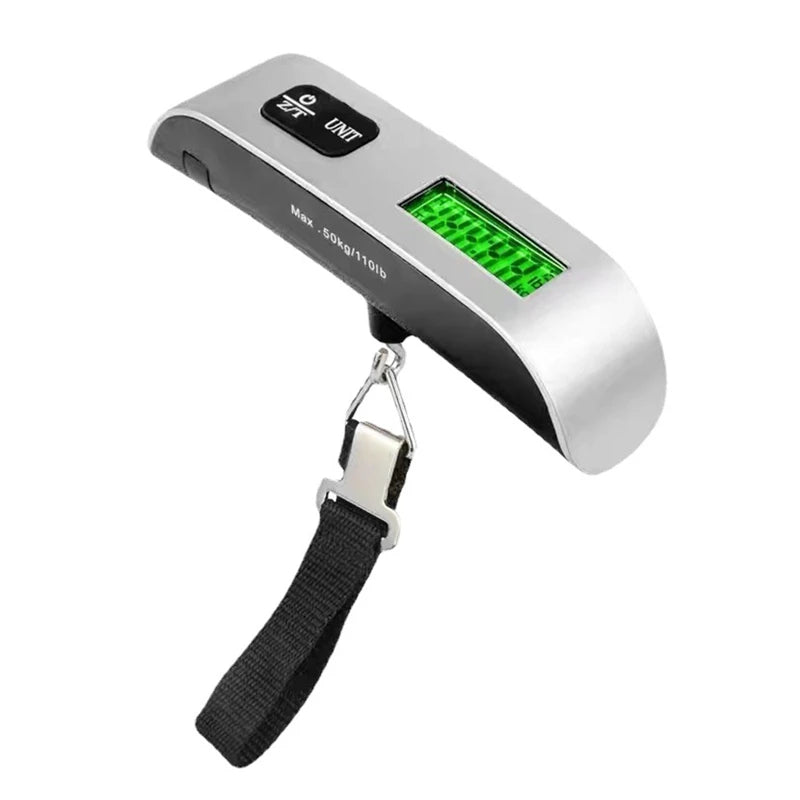 Portable Digital Luggage Scale — LCD Display 50kg Travel Scale
