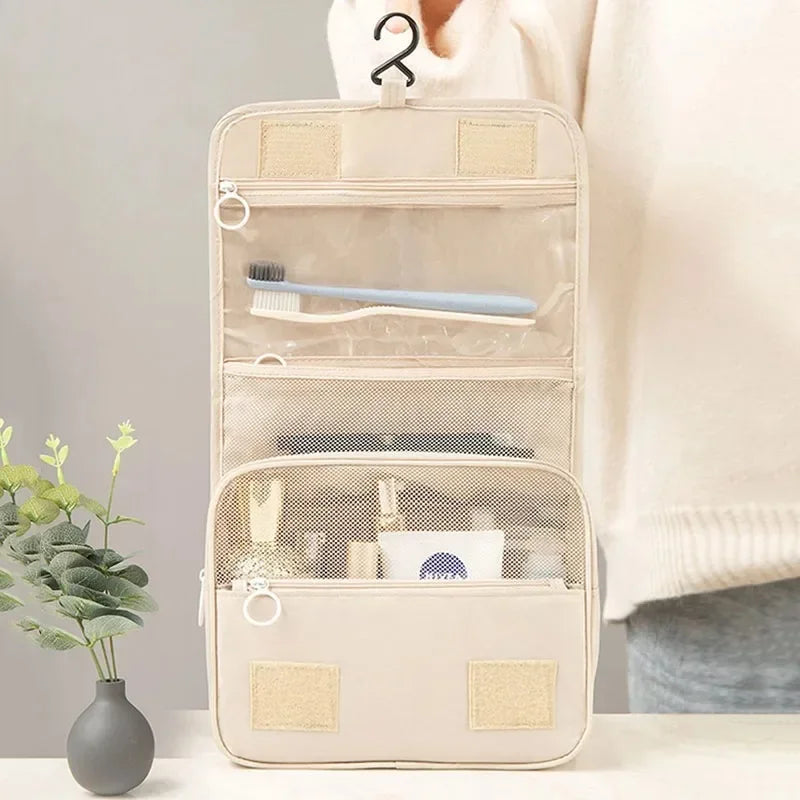 High Quality Travel Makeup Bag — Waterproof Toiletries Organizer for Women