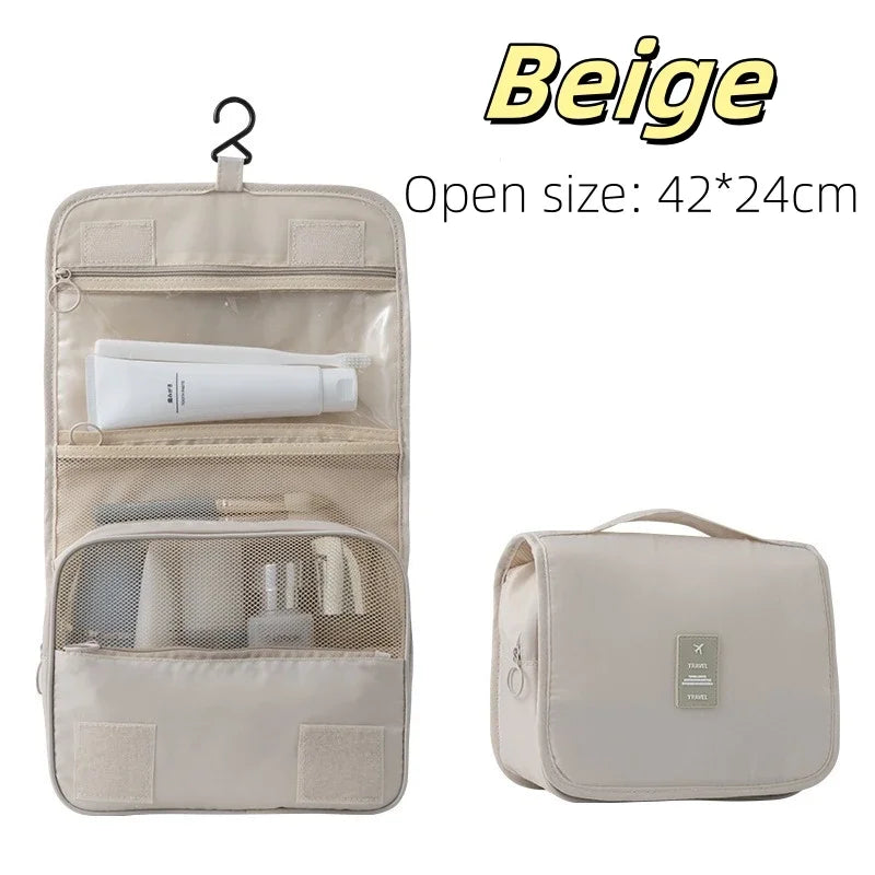 High Quality Travel Makeup Bag — Waterproof Toiletries Organizer for Women