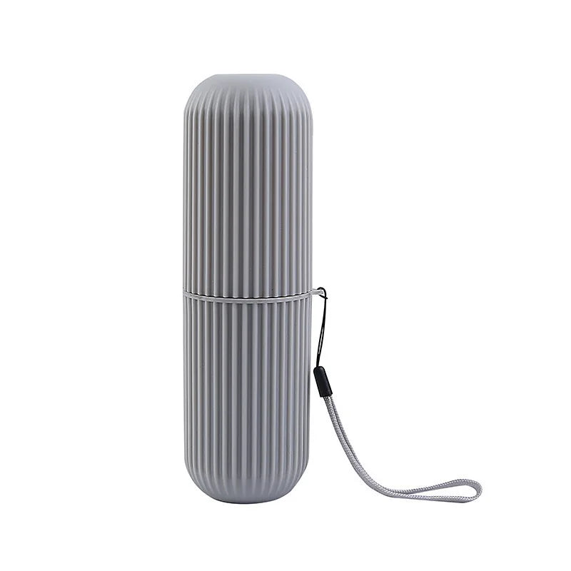 Portable Toothbrush & Toothpaste Holder — Travel Storage Case