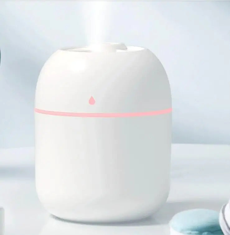 250ML USB Mini Humidifier & Essential Oil Diffuser — Ultrasonic Mist Maker | Silent, Portable for Home & Car