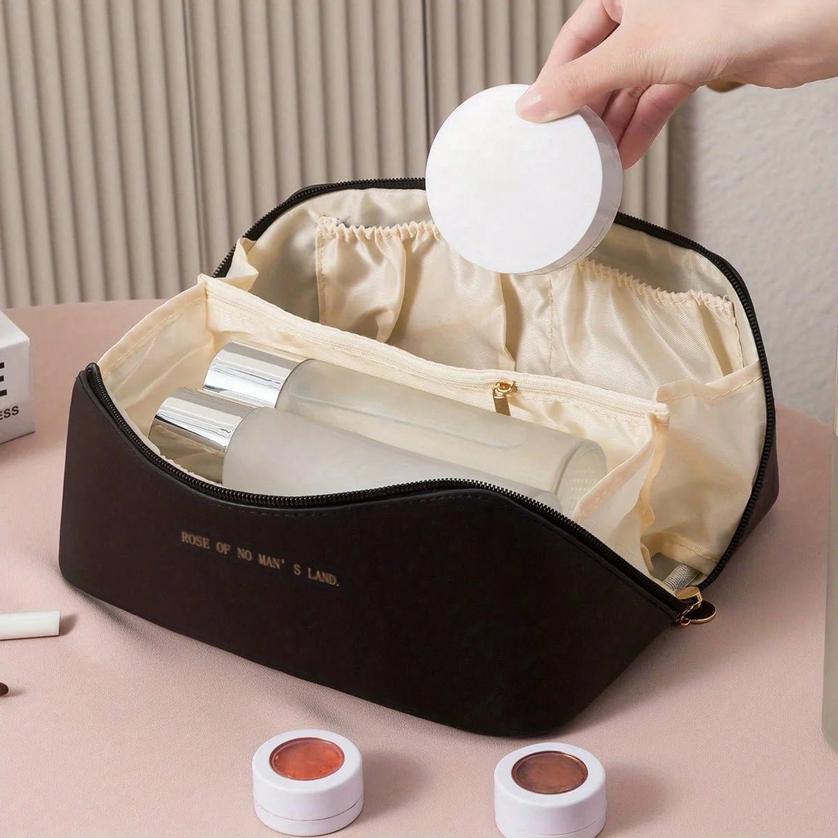 Makeup Organizer Bag — Luxury Storage Pouch for Women