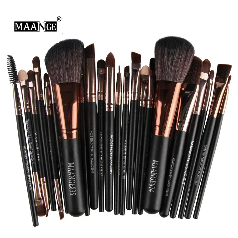 Professional Makeup Brush Set — 13/22 Piece Complete Kit